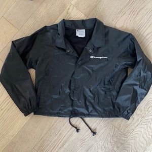 Champion Cropped Jacket - Black - L